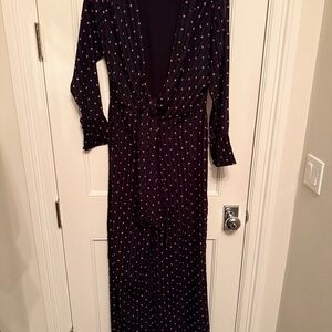 Alexis Polka Dot Long Sleeve jumpsuit